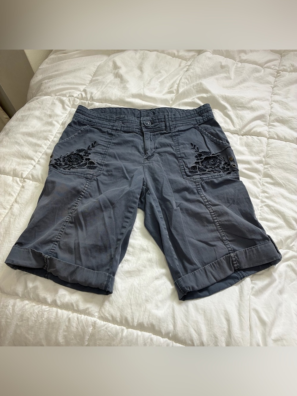Style & Co Embroidered Pocket Shorts